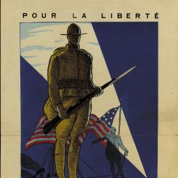 Fte de l'Indpendance amricaine  Paris, 1918. Archvies de Paris, D19Z 1.