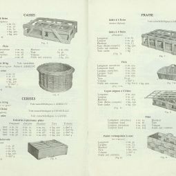 Catalogue des emballages standards  cominaperex  du comit permanent des exportateurs de fruits et lgumes, 1933. Archives de Paris, 1338W 1148.