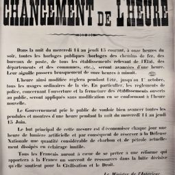 Affiche du ministre de l'intrieur. Archives de Paris, ATLAS 525.